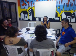 Jogadores inciando a aventura que deu início as "Guerras de Sangue".