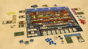 Tabuleiro e marcadores de Rococó.