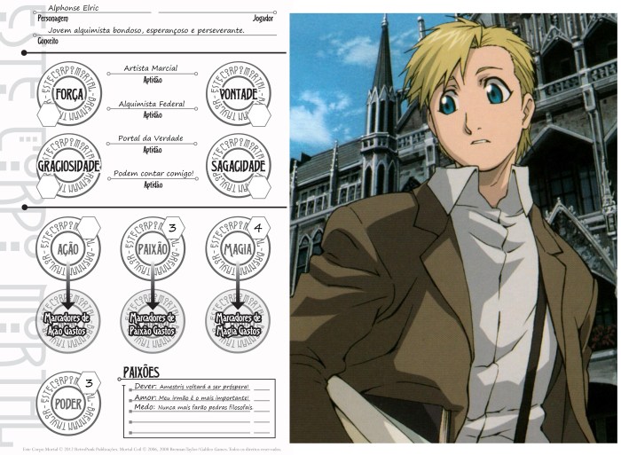 Alphonse Elric - desenho