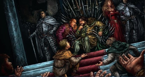 As intrigas perante o Trono de Ferro.