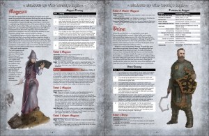 Interior do livro, versão em inglês.